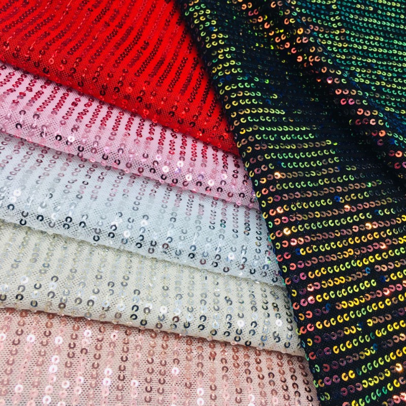 Crystal Mesh Fabric - 3 مللي متر شبكة مطاطية الترتر