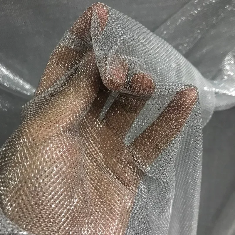 Crystal Mesh Fabric - قماش شبكي مرن للخياطة ، خفيف