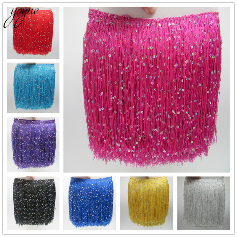 Fringe Ribbon Sewing - YOYUE 1 ياردة 20 سنتيمتر طويلة