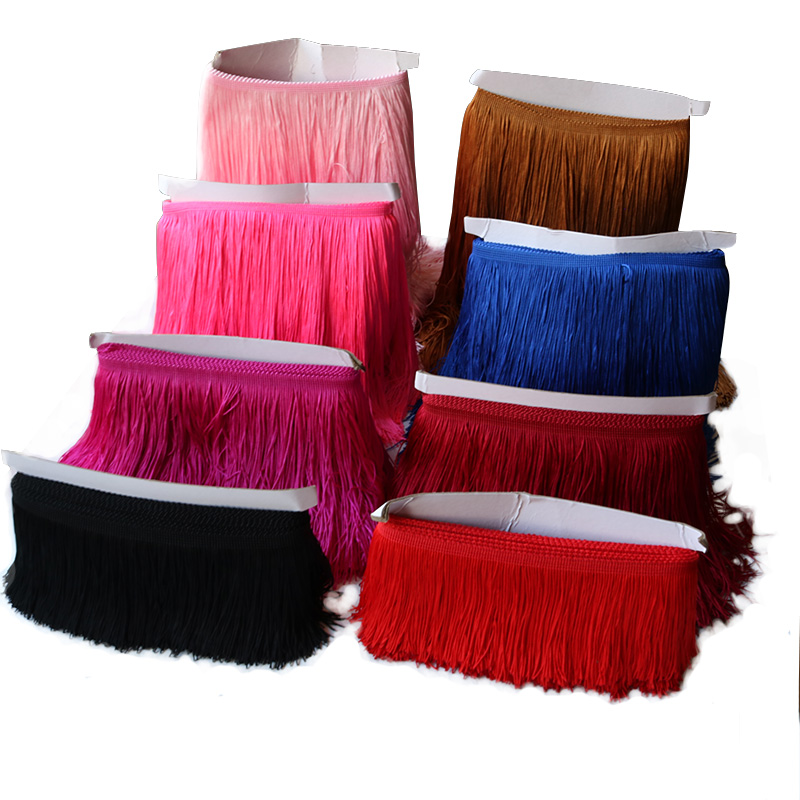 Fringe Ribbon Sewing - 9/15/20/30 سنتيمتر شرابة طويلة هامش تقليم