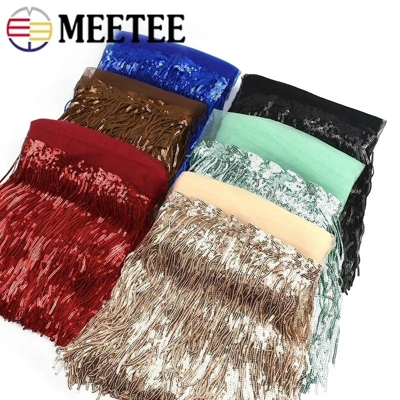 Fringe Ribbon Sewing - تطريز الترتر شرابة شرابة دانتيل زخارف
