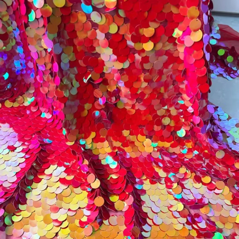 Crystal Mesh Fabric - مشفرة كريستال الترتر النسيج ل فستان