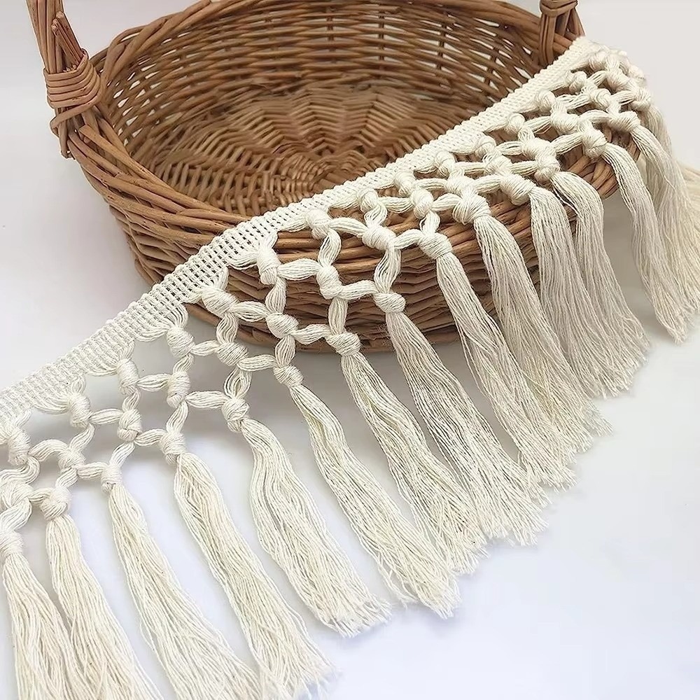 شريط زخرفي بشراشيب بعرض 11 سم، - مراجعة Tassel Fringe Trim وسعره