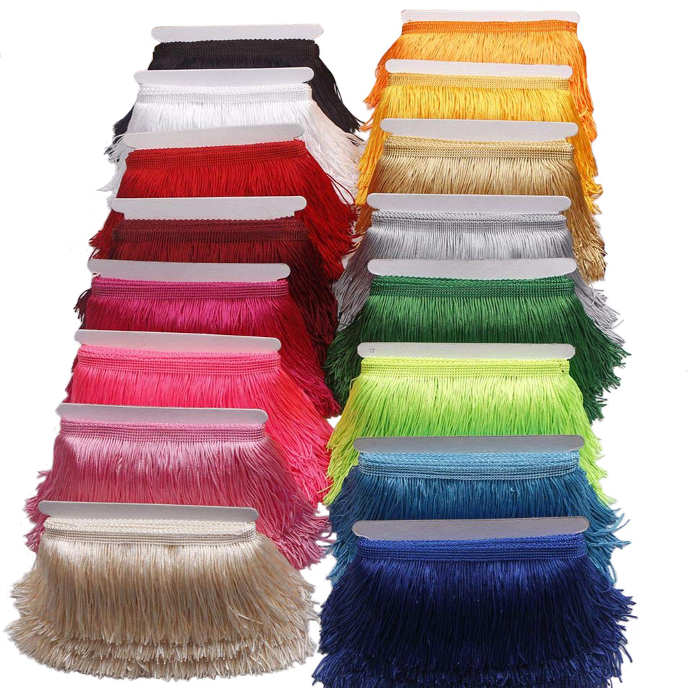 10 ياردة 15 سنتيمتر شرابة طويل - مراجعة Fringe Ribbon Sewing وسعره