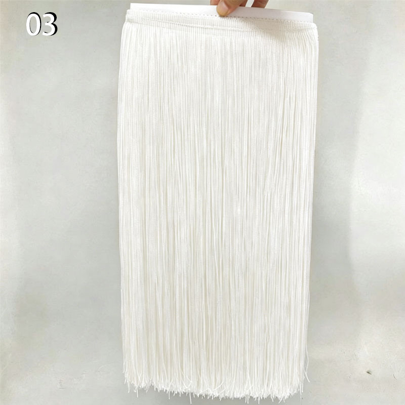 شريط دانتيل بعرض 1 متر و 100 س - مراجعة Fringe Ribbon Sewing وسعره