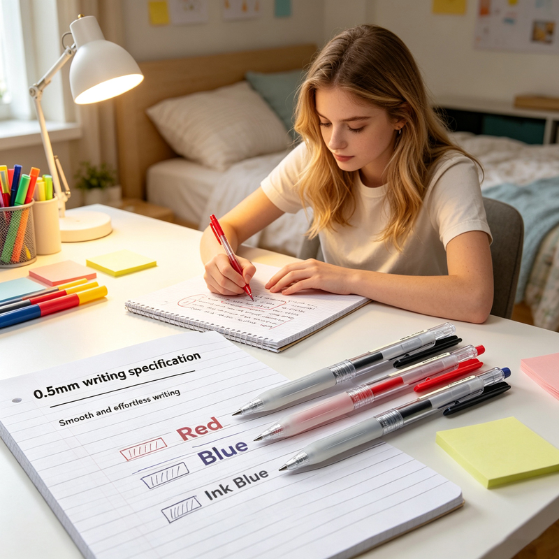 أقلام جل قابلة للسحب 0.5 مم من - مراجعة Muji Stationery Gel Pen وسعره