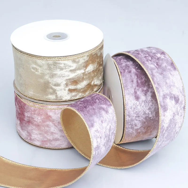 50 مللي متر السلكية حافة عكسها - مراجعة Velvet Ribbon Roll وسعره