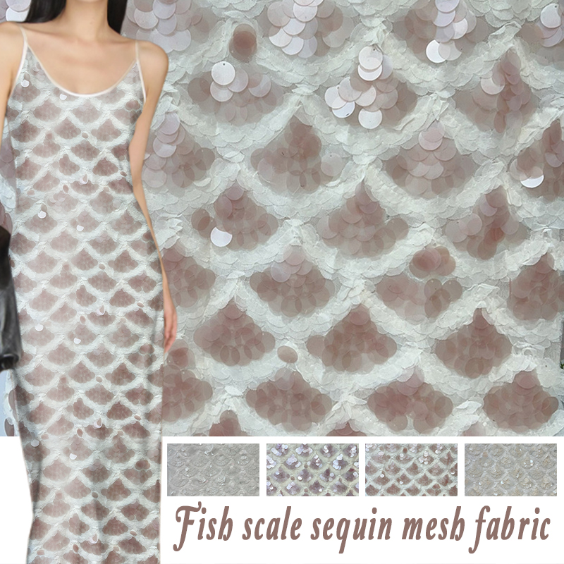 شبكة قاعدة القماش الترتر التطر - مراجعة Crystal Mesh Fabric وسعره
